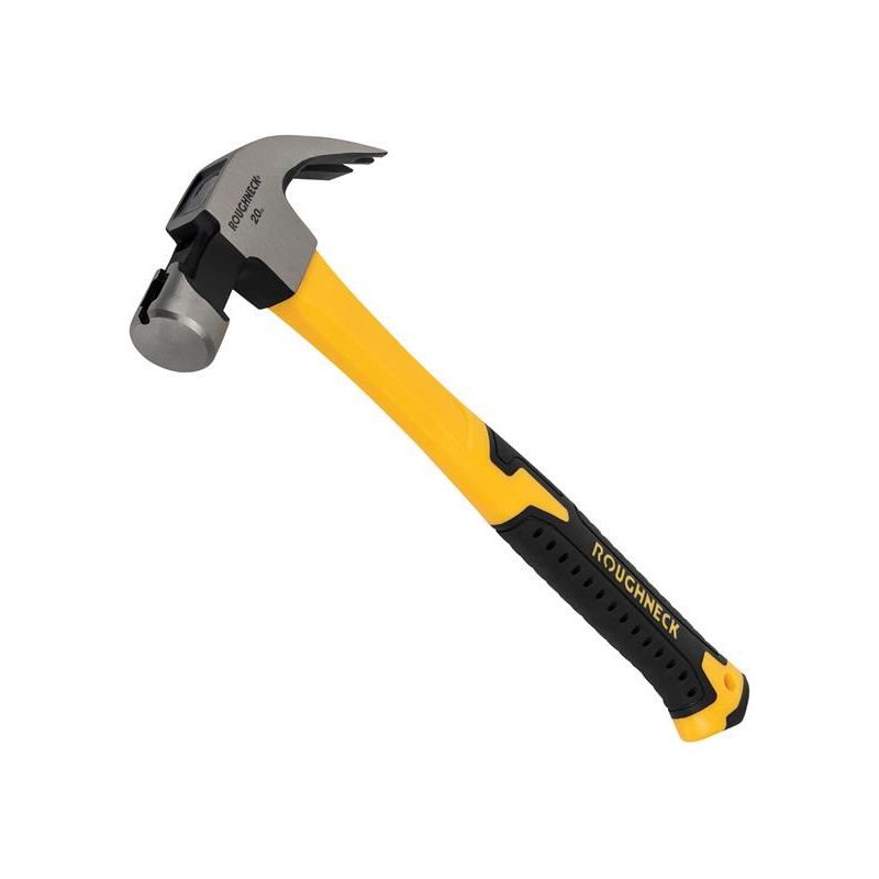 Roughneck Claw Hammer Fibreglass Shaft 567g (20oz) Roughneck - Dynamic Drive