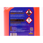 NAPA Red Antifreeze & Coolant Concentrate 5L Long Life Hi Spec 5 Litre NAPA - Dynamic Drive