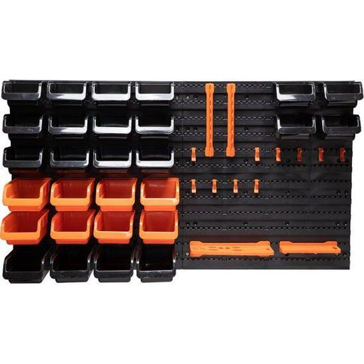 Black+Decker Tool Board With Storage Bins And Hooks 98 X 23 X 43Cm 43 Pieces Tool Wall Organizer Black+Decker - Dynamic Drive