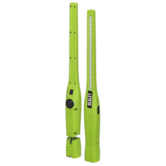Sealey LED3604G Rechargeable 360° Slim Inspection Lamp 16 SMD LED + 1W LED Green Sealey  - Dynamic Drive