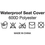Car Seat Protector Front Set Cover Non-slip Waterproof Universal Fit Airbag Van Sakura  - Dynamic Drive
