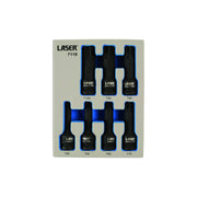 Laser Long Impact Star Socket Bit Set 1/2"D 7pc 7119 Laser - Dynamic Drive