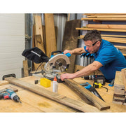 Silverline 1400W Compound Mitre Saw 210mm 1400W Silverline - Dynamic Drive