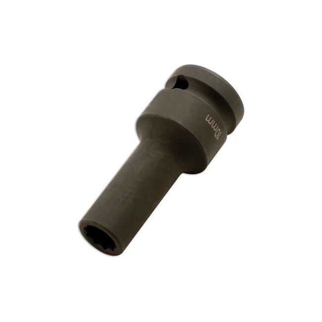Laser Split Rim Impact Socket 10mm x 10pt 5133 Laser - Dynamic Drive
