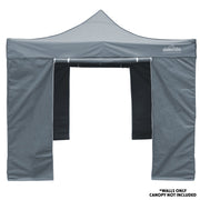Dellonda Side Walls/Doors/Windows for Gazebo/Marquee Fits 2 x 2m Models - Grey Dellonda - Dynamic Drive
