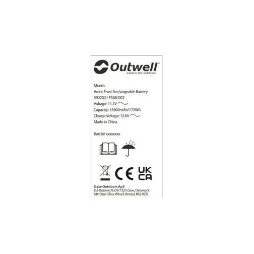 Outwell Arctic Frost Rechargeable Battery Outwell - Dynamic Drive
