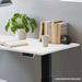 Dellonda White Rectangular Desktop Dellonda  - Dynamic Drive