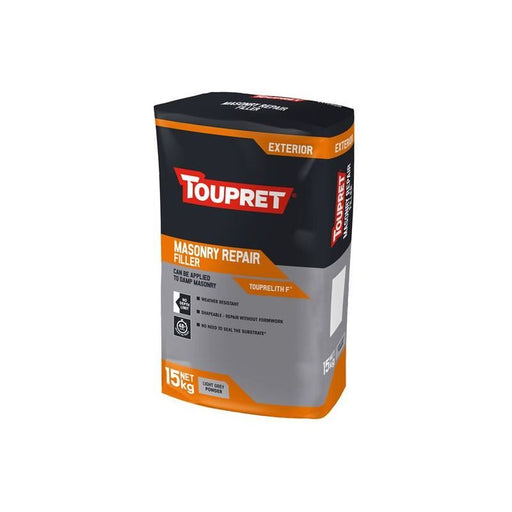 Toupret Exterior Masonry Repair Filler 15kg Toupret - Dynamic Drive