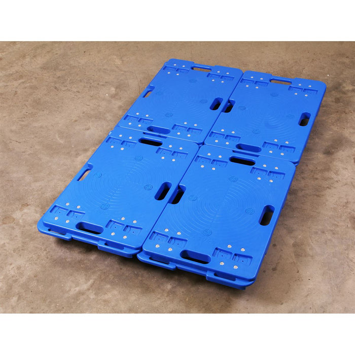 Sealey Interlocking Plastic Dolly 150kg Capacity CM150 Sealey - Dynamic Drive