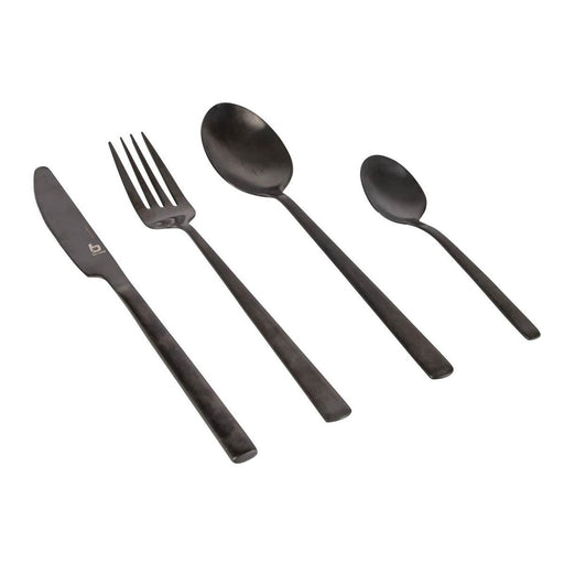 Bo-Camp Industrial Collection Cutlery Ballona 16 Pieces Black Bo-Camp - Dynamic Drive