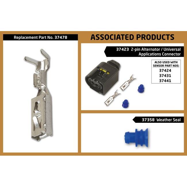 Connect Non-Insulated Female Terminals 100pc 37478 Tool Connection - Dynamic Drive