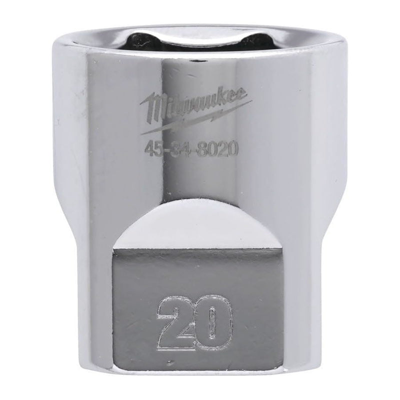Milwaukee 3/8 Drive Socketmetric Standard-20 4932479996 Milwaukee - Dynamic Drive
