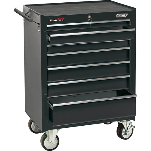Draper Roller Tool Cabinet, 7 Drawer, 26", Black 35743 Draper - Dynamic Drive