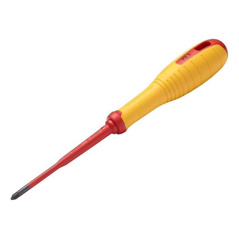 Hultafors VDE Pozidriv Screwdriver PZ1 x 100mm Hultafors - Dynamic Drive