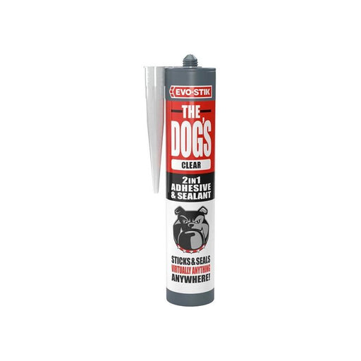 Evo-Stik The Dog's Multipurpose Adhesive & Sealant Crystal Clear 290ml EVO-STIK - Dynamic Drive