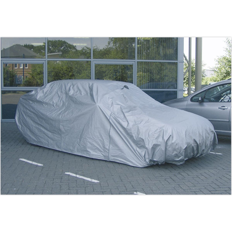Sealey Car Cover Medium 4060 x 1650 x 1220mm CCM Sealey - Dynamic Drive