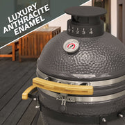 Dellonda Deluxe 16"(40cm) Ceramic Kamado Style BBQ DG158 Dellonda - Dynamic Drive