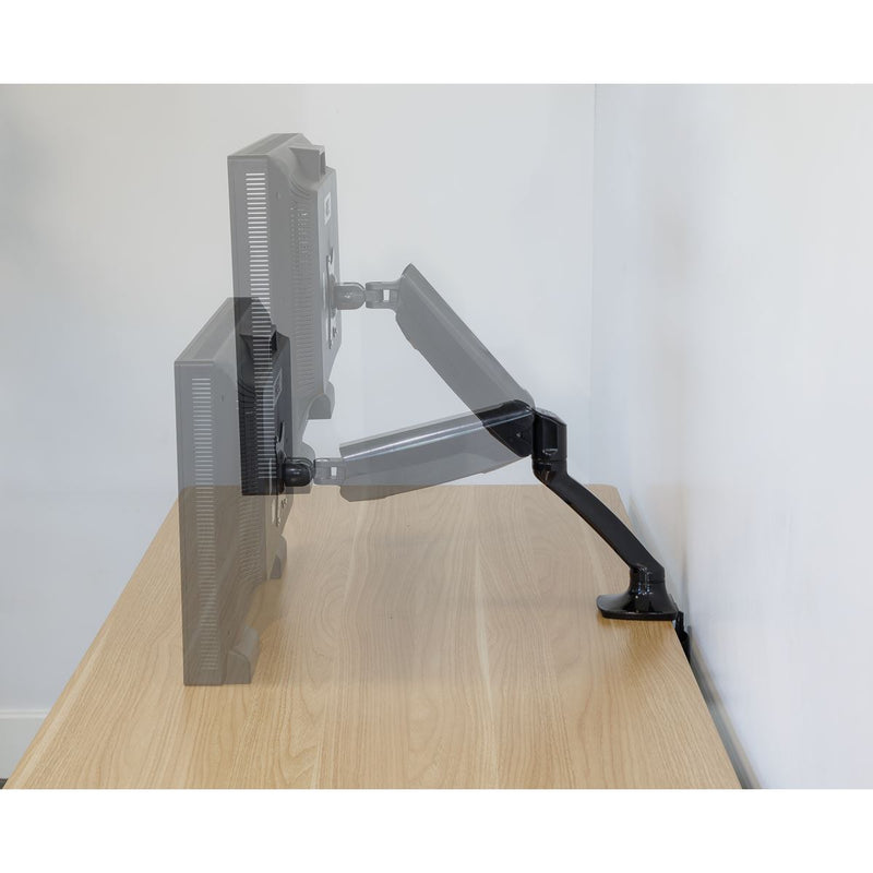 Dellonda Adjustable Single Monitor Arm with 360 Rotation - Black DH24 Dellonda - Dynamic Drive