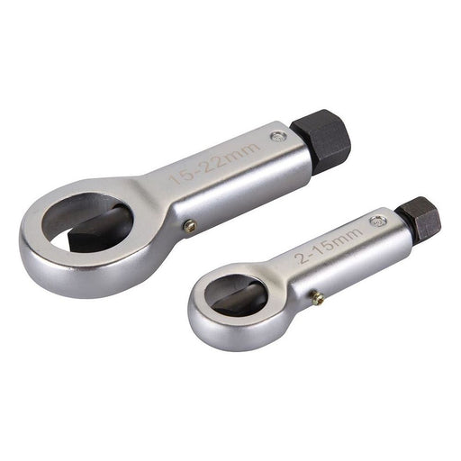 Silverline Nut Splitter Set 2pce 2 - 15mm & 15 - 22mm Silverline - Dynamic Drive