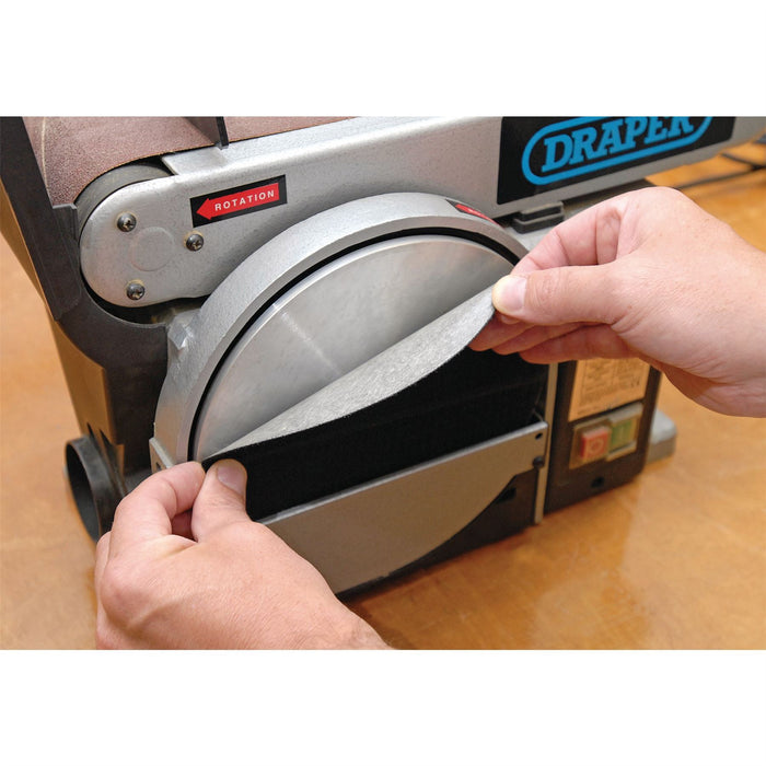 Draper Self-Adhesive Hook and Eye Backed Backing Pad, 200mm 52612 Draper - Dynamic Drive