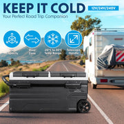 Dellonda Portable Fridge Freezer/Cool Box with LED Display 95L DL128 Dellonda - Dynamic Drive