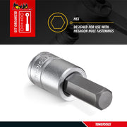 Teng Tools 1/2" Hex Bit Socket Metric 15mm Teng Tools - Dynamic Drive