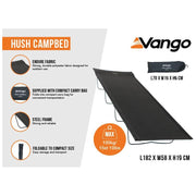 Compact Folding Camping Bed Vango Hush Campbed 4 Leg Camp Bed Vango - Dynamic Drive