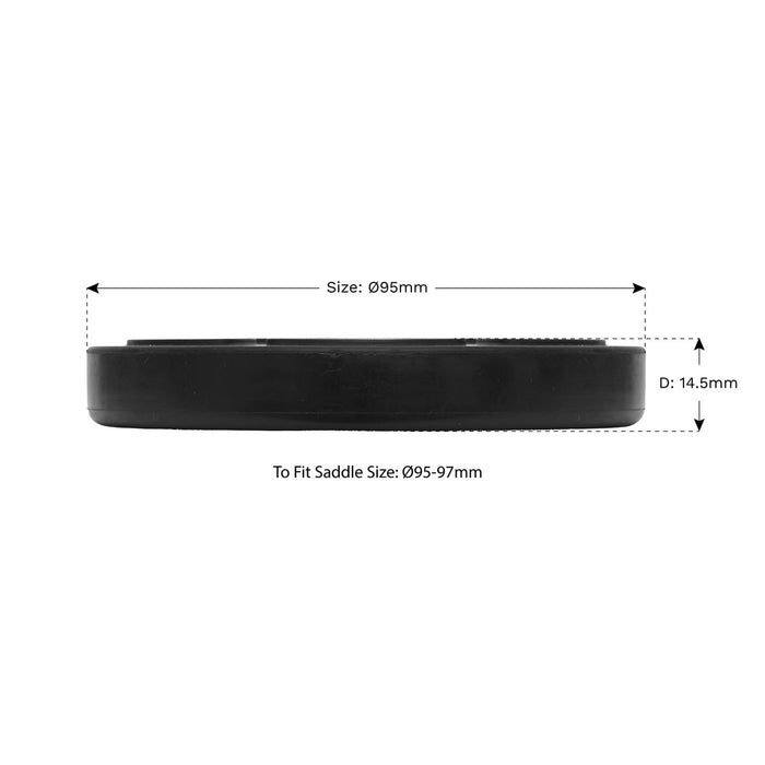 Sealey Safety Rubber Jack Pad Type B JP14 Sealey - Dynamic Drive