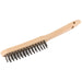 Draper Wire Scratch Brush, 2 Row, 290mm 50934 Draper - Dynamic Drive