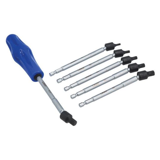 Laser Universal Joint Spline Bit Set 6pc 8225 Laser - Dynamic Drive