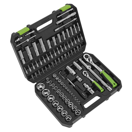 Sealey Socket Set 94pc 1/4" & 1/2"Sq Drive WallDrive Metric S01210 Sealey - Dynamic Drive