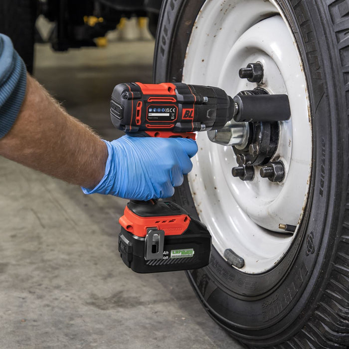 Sealey 1/2"Sq Drive Cordless Brushless Impact Wrench 18V 4Ah CP650LI Sealey - Dynamic Drive