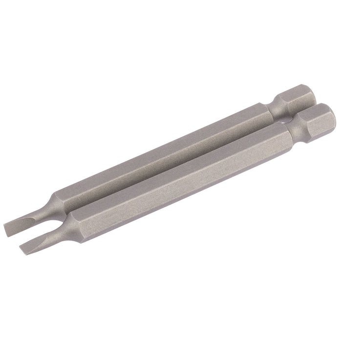 Draper Plain Slot Insert Bit, 3mm, 1/4" Hex, 75mm Long (Pack of 2) 64292 Draper - Dynamic Drive