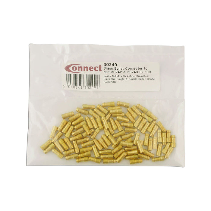 Connect Brass Bullet Connector 50pc 37641 Tool Connection - Dynamic Drive