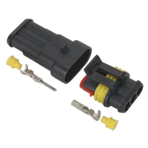 Sealey Superseal Male & Female Connector 3-Way SSC3MF Sealey - Dynamic Drive