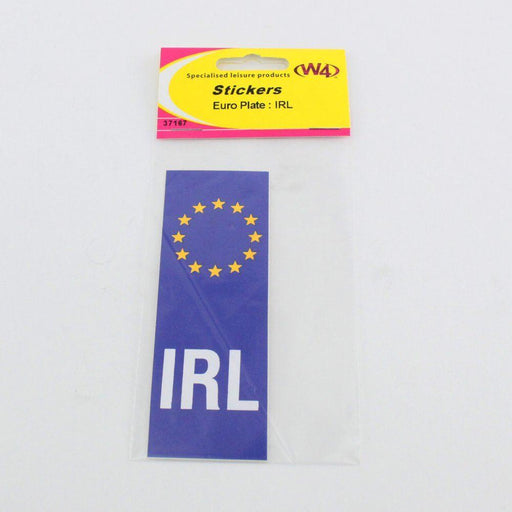 MDS1203 W4 Upright Euro Ireland Plate Sticker 37167 W4 - Dynamic Drive