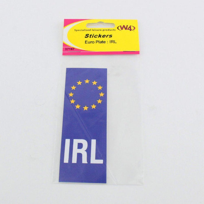 MDS1203 W4 Upright Euro Ireland Plate Sticker 37167 W4 - Dynamic Drive