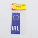 MDS1203 W4 Upright Euro Ireland Plate Sticker 37167 W4 - Dynamic Drive