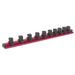 Sealey Socket Retaining Rail Magnetic 1/2"Sq Drive 10 Clips AK27084 Sealey - Dynamic Drive