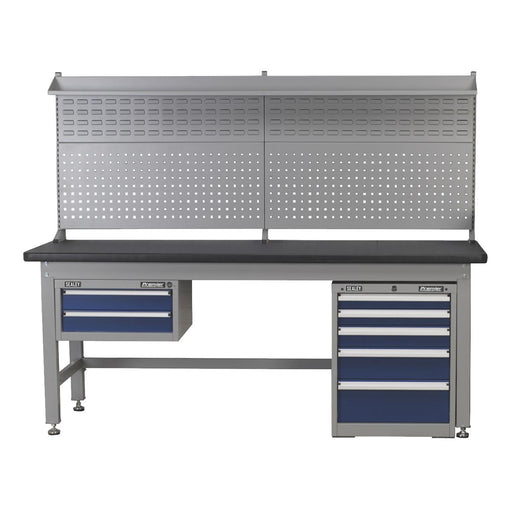 Sealey 1.5m Complete Industrial Workstation & Cabinet Combo API1500COMB02 Sealey - Dynamic Drive