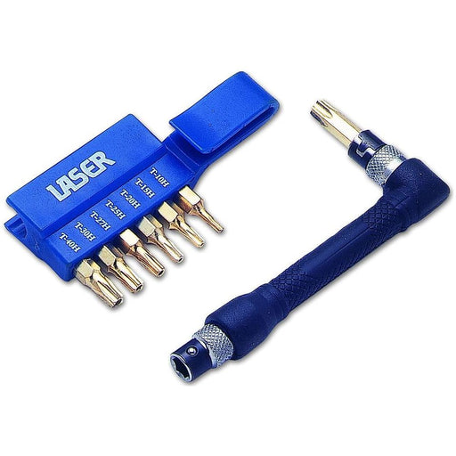 Laser Star Bit Set 7pc 1312 Laser - Dynamic Drive
