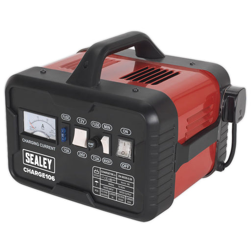 Sealey Battery Charger 8Amp 12/24V 230V CHARGE106 Sealey  - Dynamic Drive