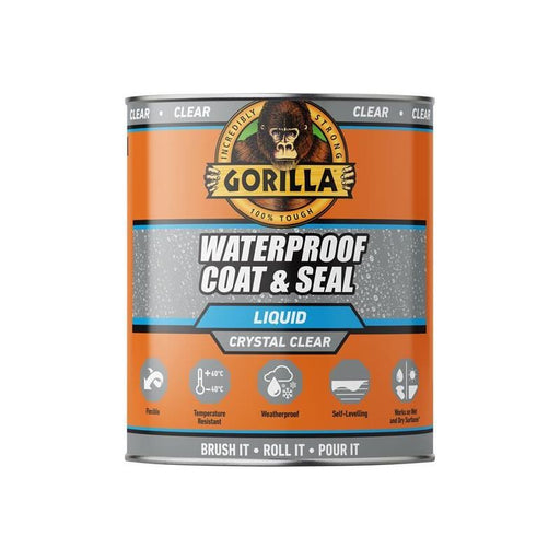 Gorilla Glue Gorilla® Waterproof Coat & Seal Clear 473ml Gorilla Glue - Dynamic Drive