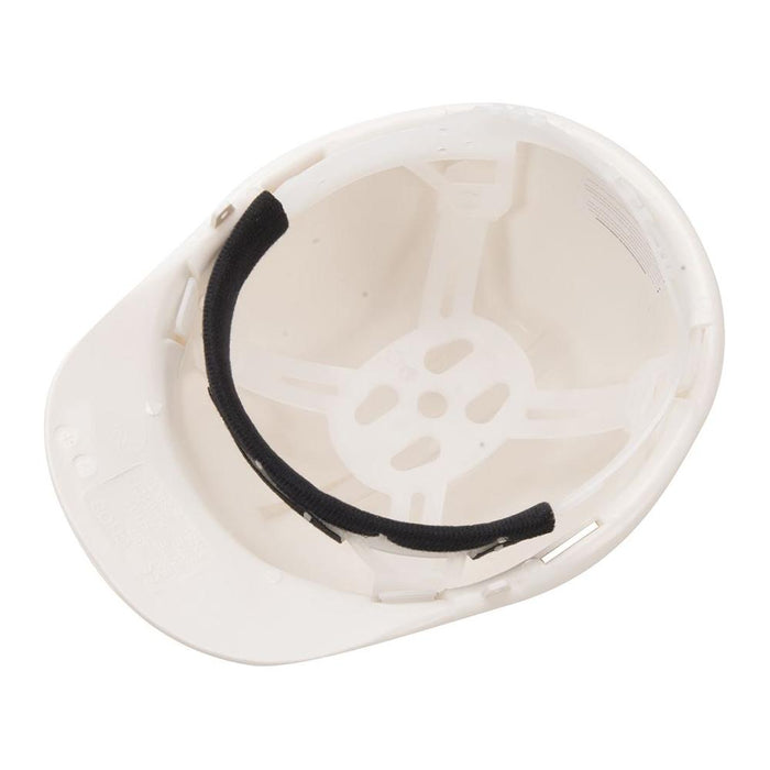 Silverline Safety Hard Hat White Silverline - Dynamic Drive