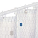 Shower Curtain White & Cells 2348 Rayen - Dynamic Drive