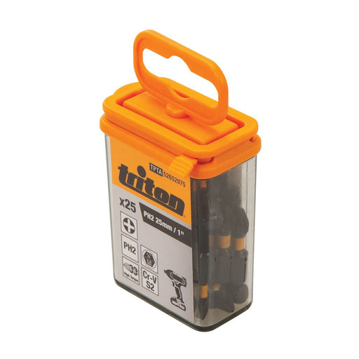 Triton Phillips Screwdriver Impact Bit 25pk PH2 25mm Triton - Dynamic Drive