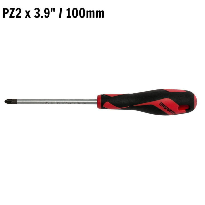 Teng Tools PZ Screwdriver PZ2 x 100mm M Teng Tools - Dynamic Drive