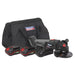 Sealey Brushless Angle Grinder Kit 20V SV20 Series 2 Batteries CP20VAGXKIT Sealey - Dynamic Drive