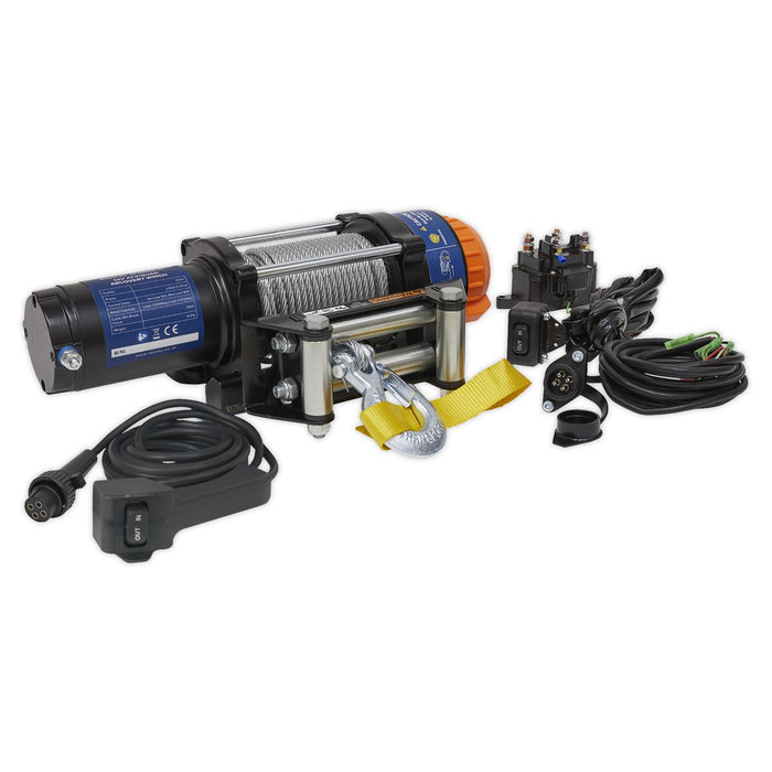 Sealey ATV/Quad Recovery Winch 2040kg (4500lb) Line Pull 12V ATV2040 Sealey - Dynamic Drive