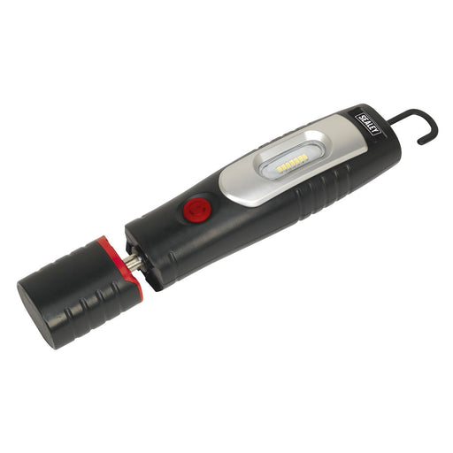 Sealey Rechargeable 360 Inspection Light 7 SMD & 3W SMD LED Black Lithium-ion Sealey - Dynamic Drive